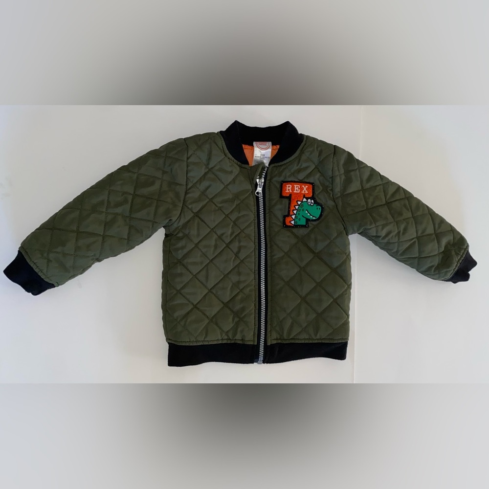 Dinosaur Puffer Jacket Size 24 Months